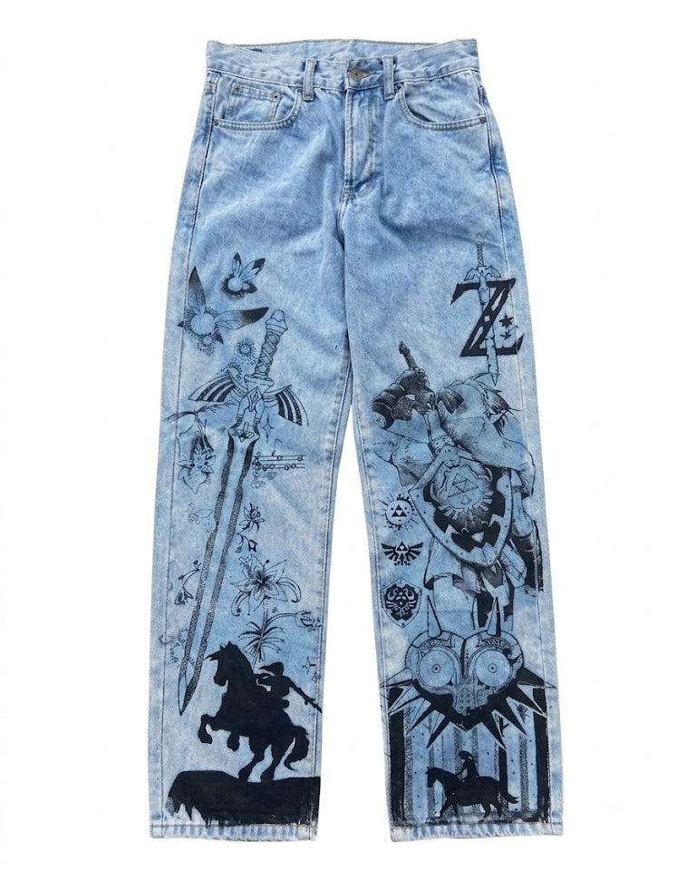 Zelda Printed Jeans