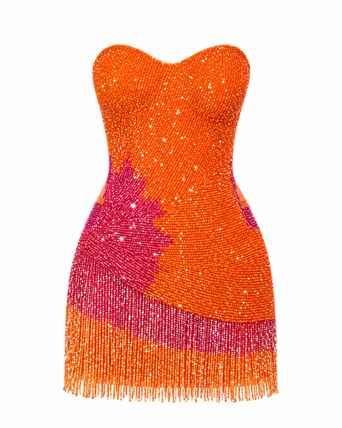 Miami Nights Rhinestone Dress