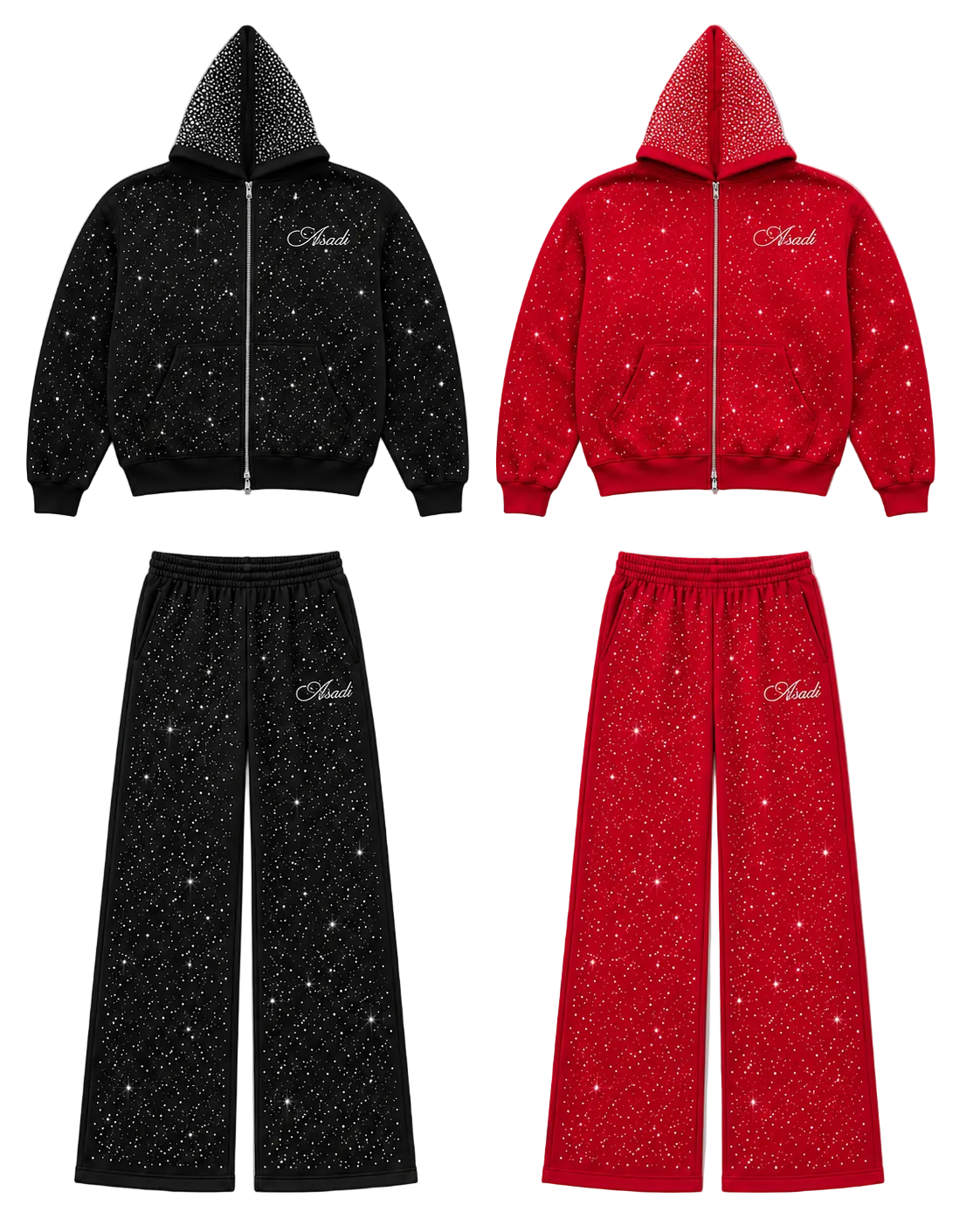 Y2K Rhinestone Full Set